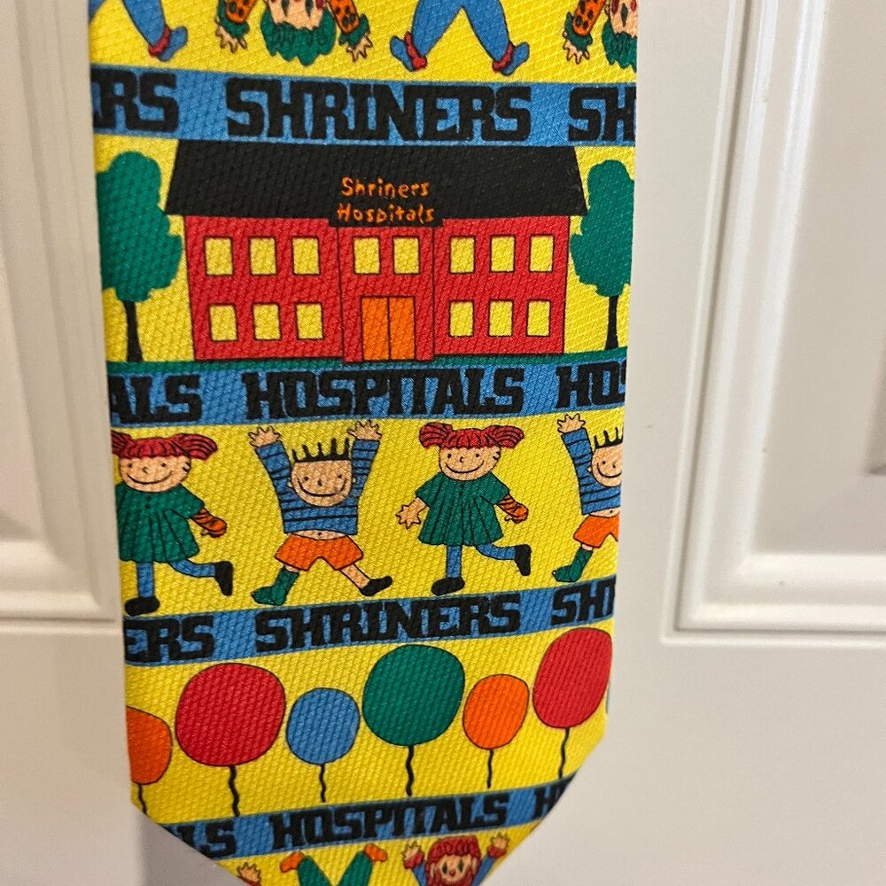 Men's Tie - Shiners Hospitals Children   The Heart Of It All    2002-2003